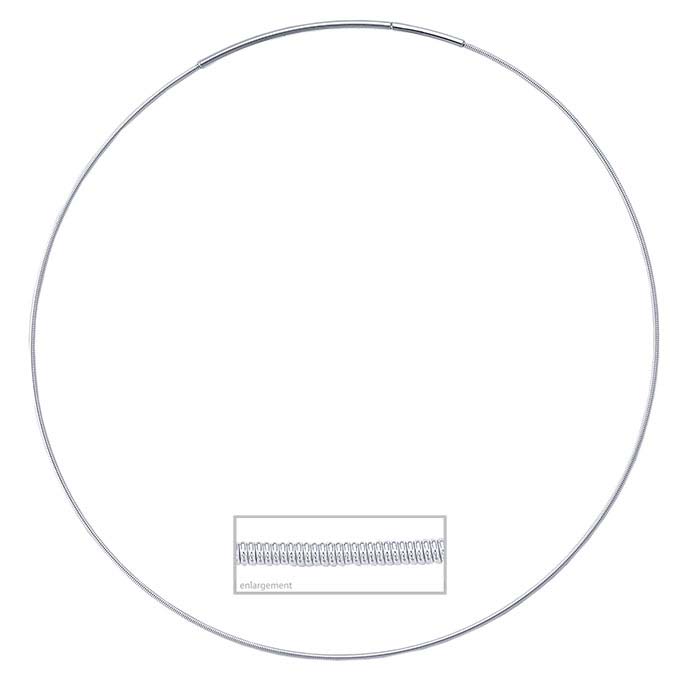 "Electron Libre" - sterling silver chainmail necklace