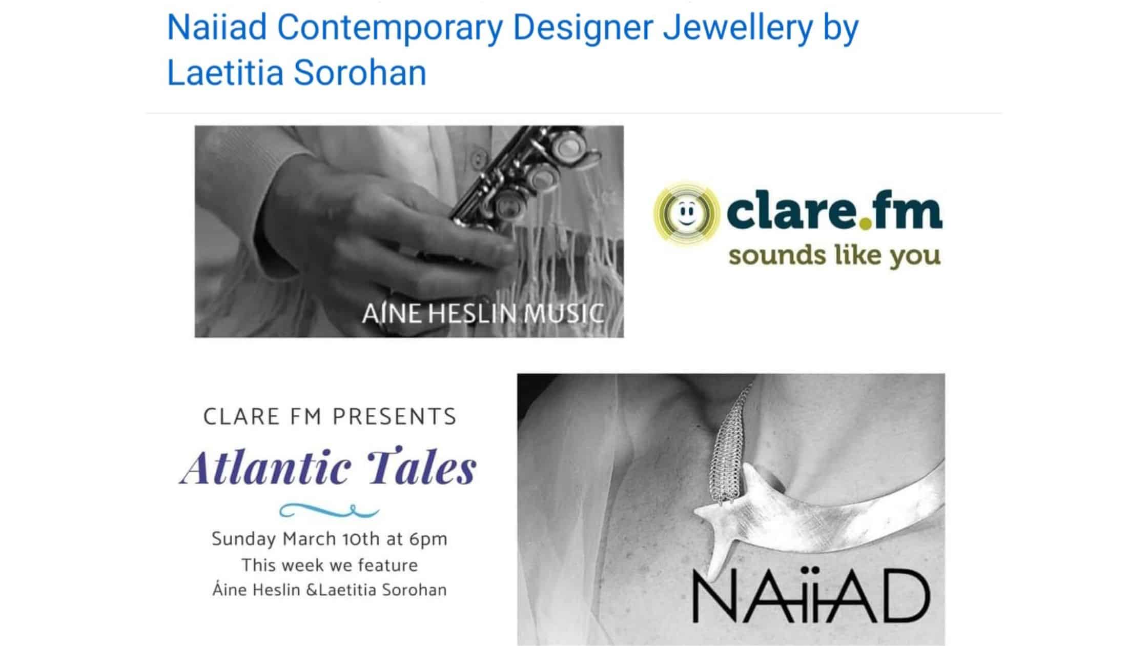 Clare FM interview with NAIIAD Contemporary Designer Jewellery